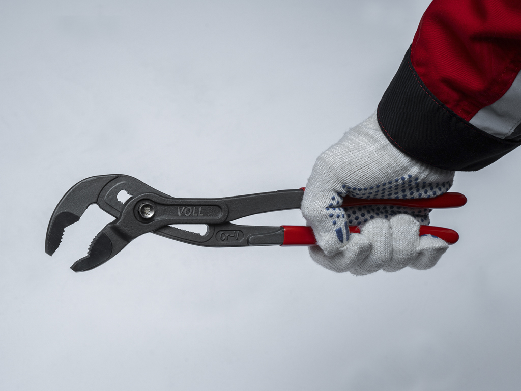 Переставные клещи VOLL Cobra 300 мм механизмом быстрой фиксации